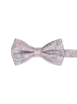 Floral Pink Bow Tie