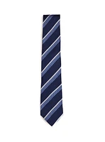 Blue Multi-Striped Tie