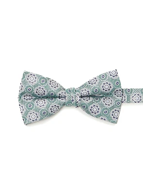 Green Medallion Bow Tie