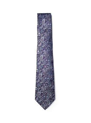 Purple Floral Tie