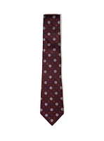 Burgundy Medallions Tie