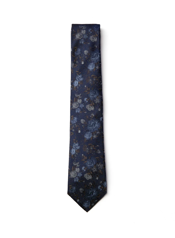 Tonal Flower Tie