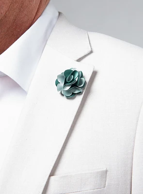 Green Flower Pin