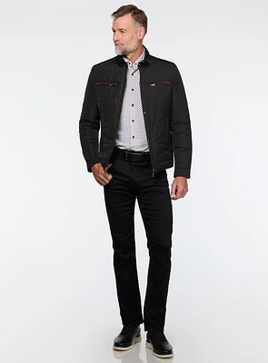 Water-Resistant Quilted Jacket