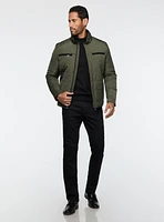 Water-Resistant Quilted Jacket