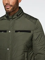 Water-Resistant Quilted Jacket