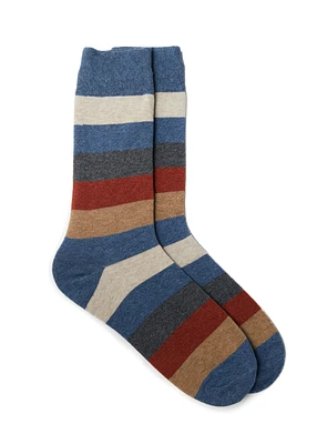 Wide Striped Socks