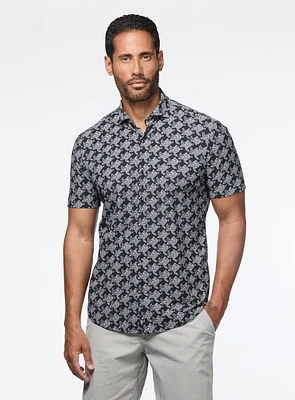 Chemise extensible à imprimé de tortues