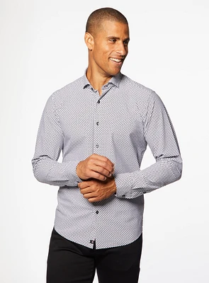 Chemise extensible à imprimé de cibles