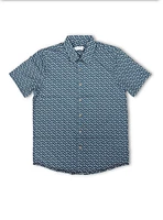 Chemise extensible à micro palmiers
