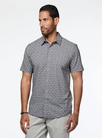 Chemise extensible à micro palmiers