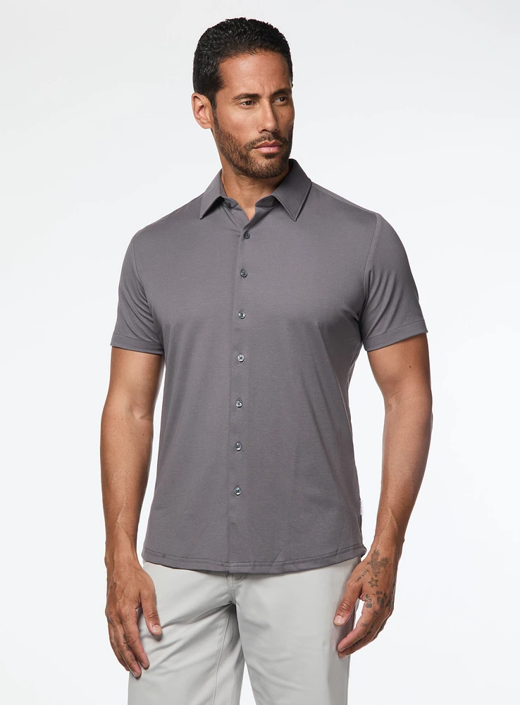 Chemise extensible unie