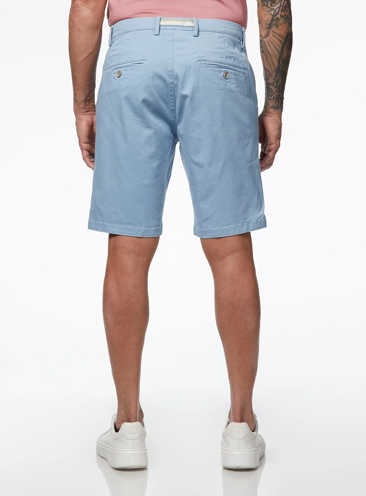 Solid Five Pockets Bermuda
