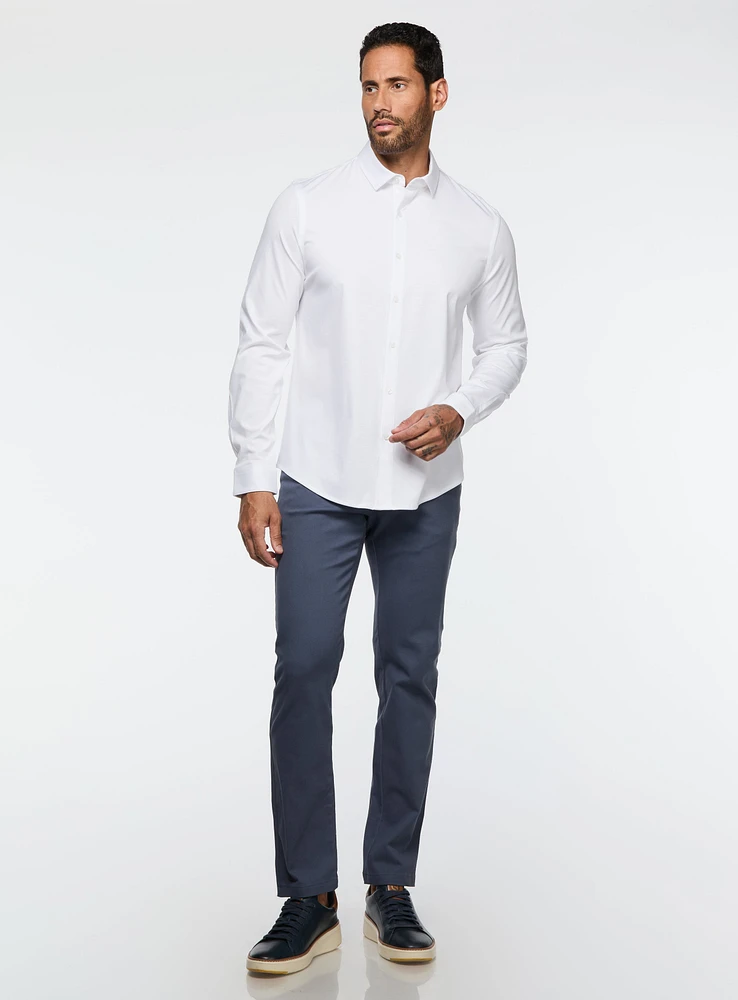 Chino avec taille élastique