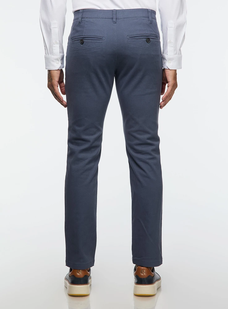 Chino avec taille élastique