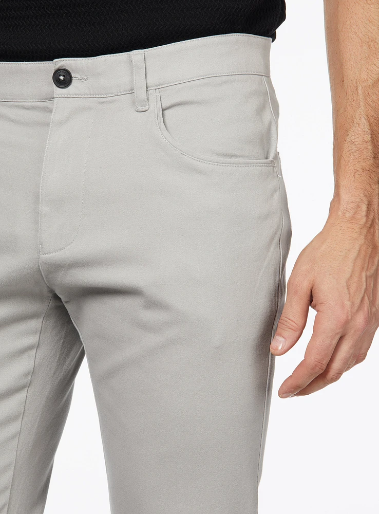 Chino avec taille élastique