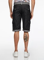 Five Pockets Stretch Denim Bermuda