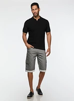 Bermuda en denim extensible cinq poches