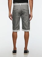 Bermuda en denim extensible cinq poches
