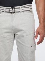 Bermuda en denim extensible cinq poches