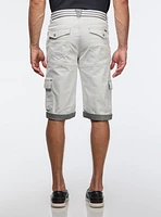 Bermuda en denim extensible cinq poches