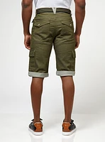 Bermuda en denim extensible cinq poches