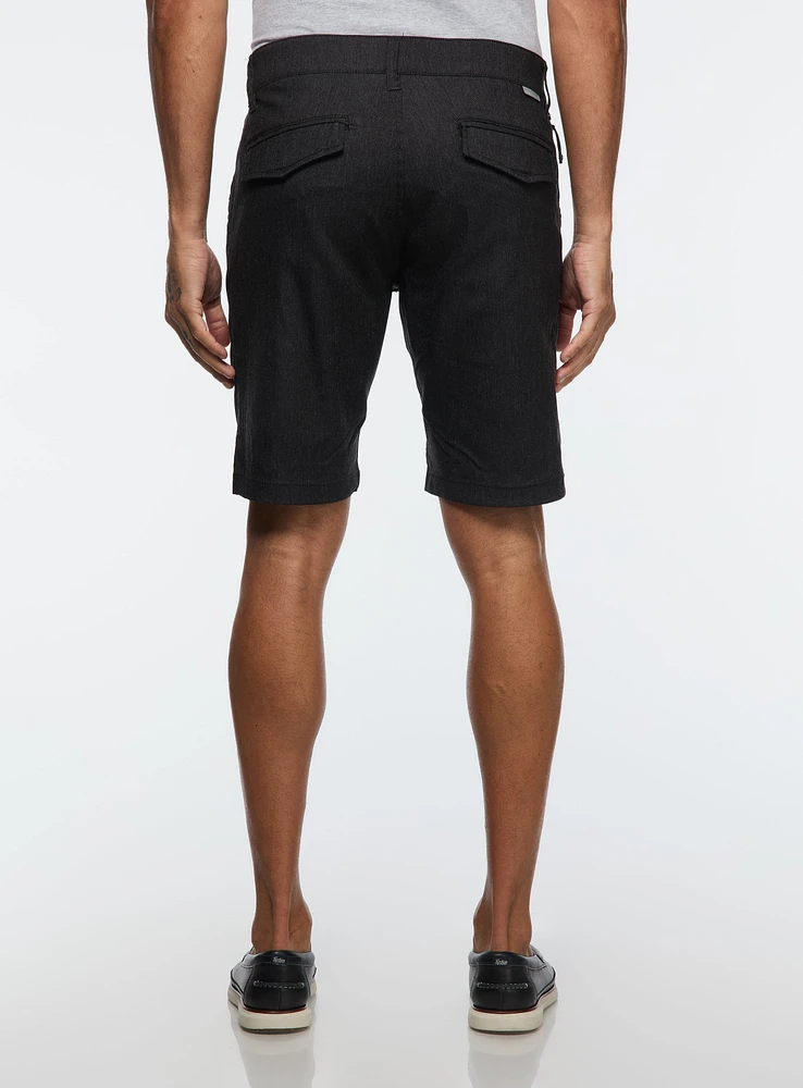 Diagonal Knit Bermuda