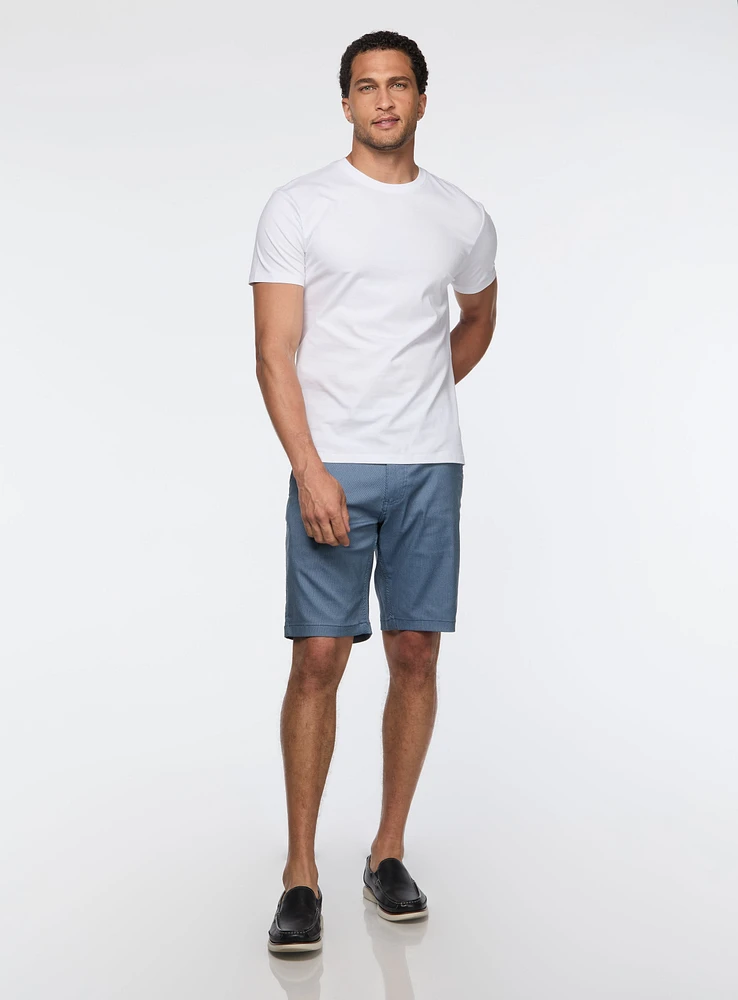 Diagonal Knit Bermuda