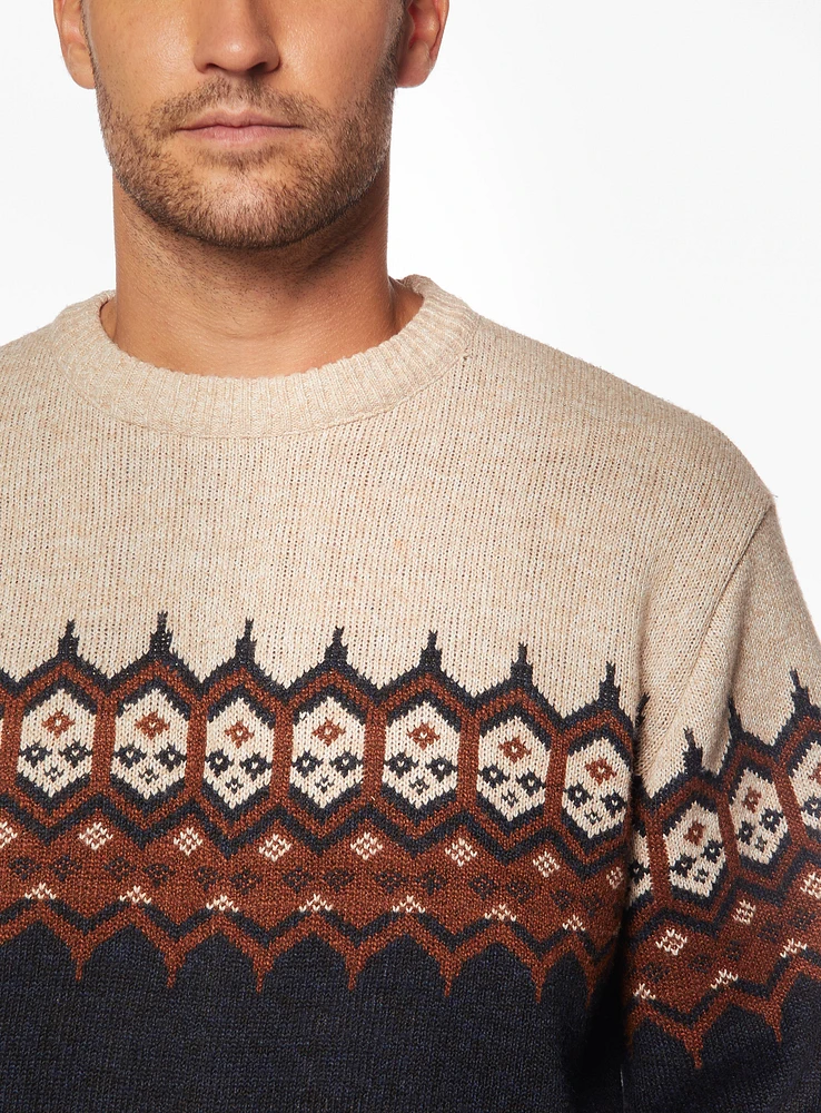 Chandail 'Fredie' fair isle