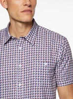 Multi Squares Short Sleeve Shirt