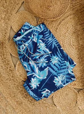 Maillot de bain à imprimé feuillage