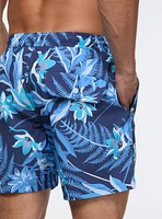 Maillot de bain à imprimé feuillage