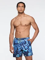 Maillot de bain à imprimé feuillage