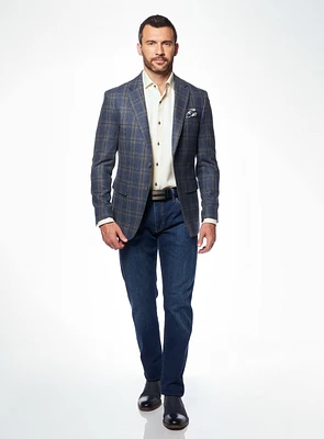 Blue Checked Sport Jacket