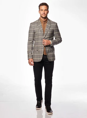 Grey Checked Sport Jacket