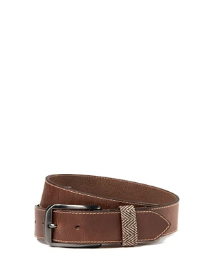 Pin Buckle Leather Belt