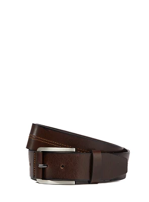 Brown Smooth Leather Belt