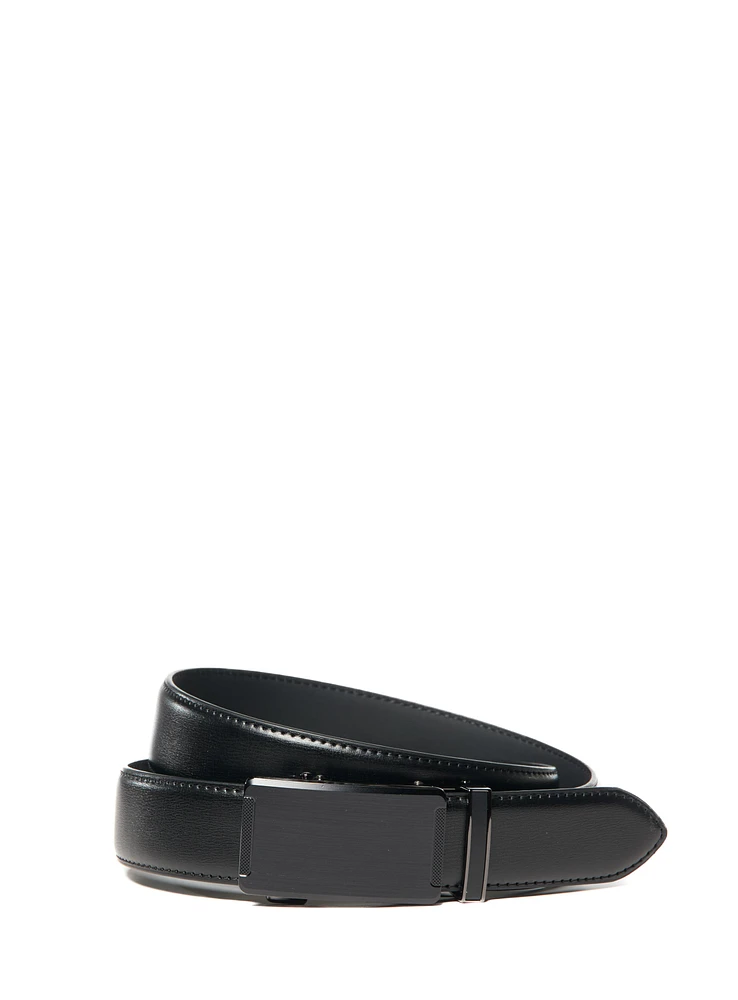 Ceinture en cuir noire