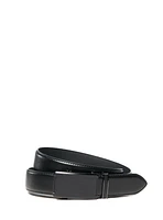 Ceinture en cuir noire