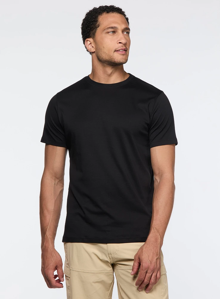 Pima Cotton Crew Neck T-Shirt