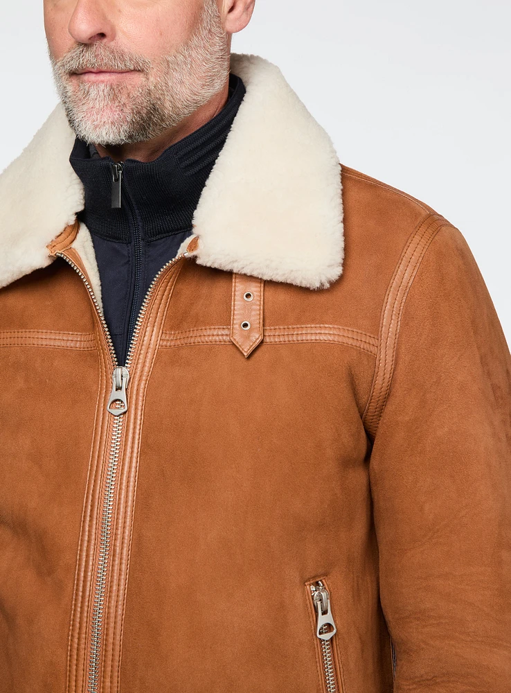 Manteau en peau de mouton