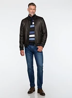 Pebble Leather Jacket