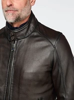 Pebble Leather Jacket
