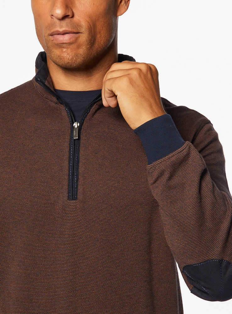 Copper Stand Up Collar Sweater