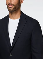 Veston marine texturé