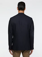 Veston marine texturé