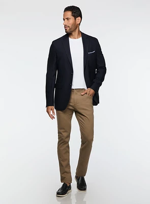 Veston marine texturé