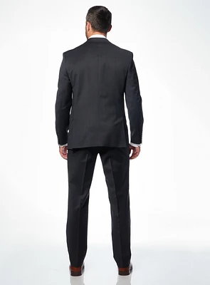 Crosshatch Black Suit