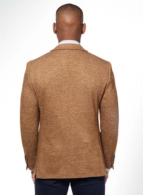 Veston en tricot cognac