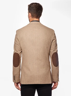 Beige Velvet Sport Jacket